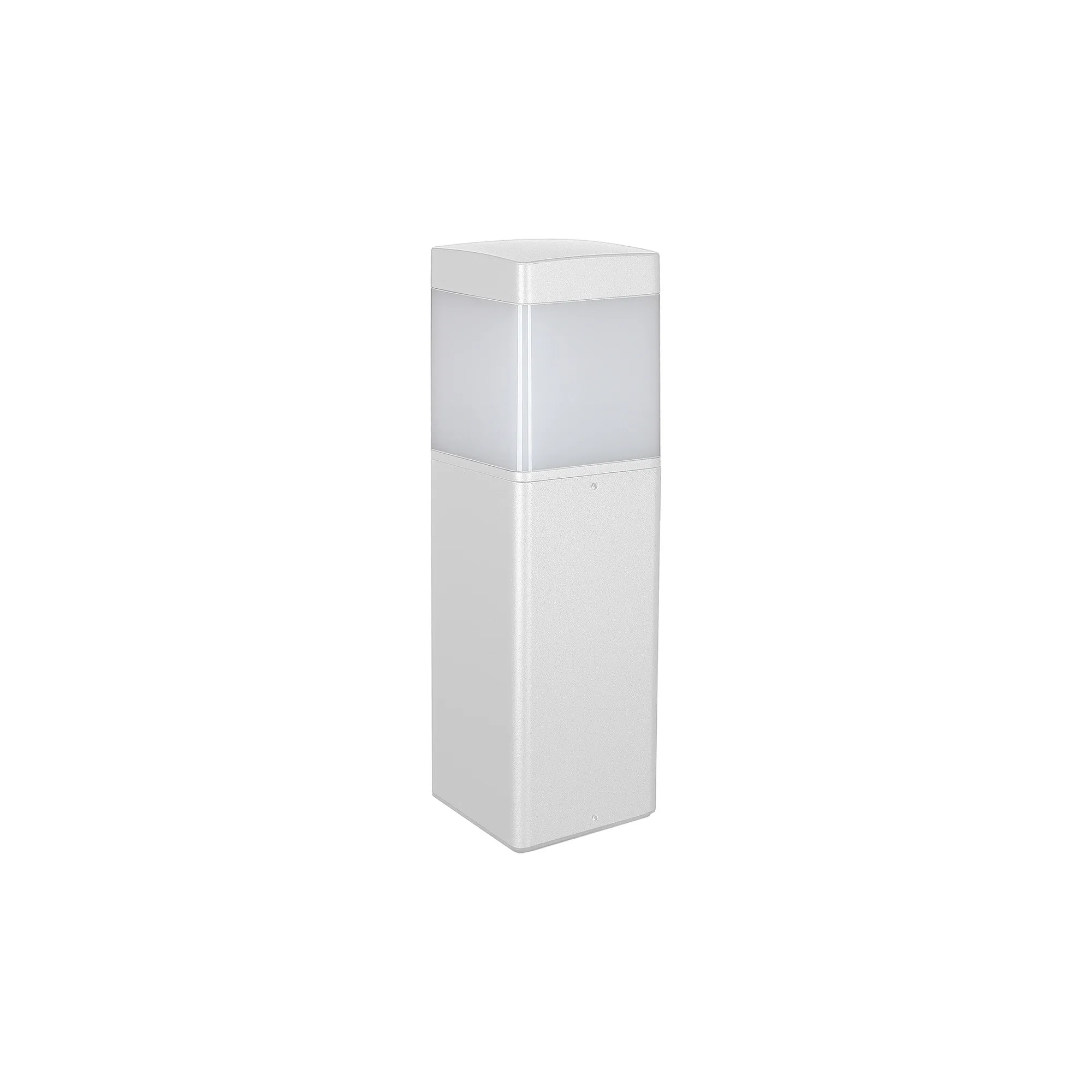 M8847  Chicago 35cm Square Post Lamp, 1 x E27, IP65, Matt White